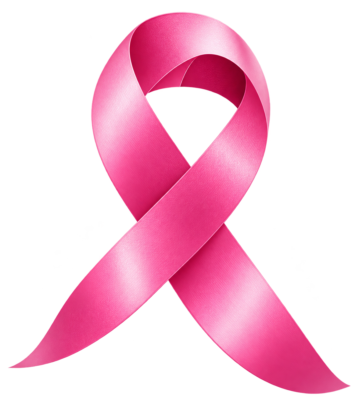 Moño rosa de concientización sobre el cáncer de mama